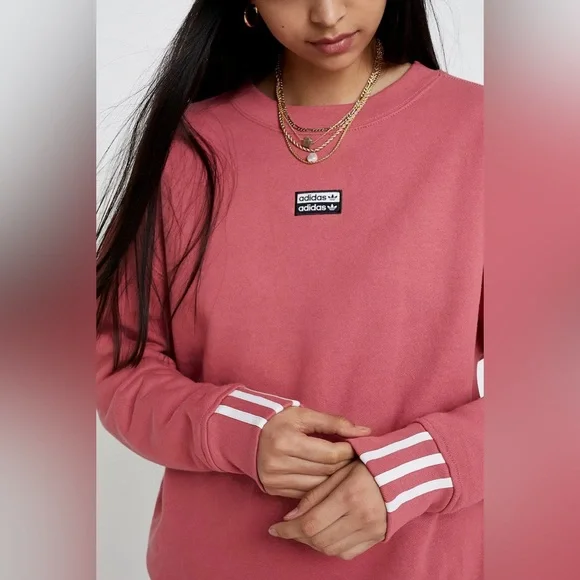 adidas Originals Vocal Maroon Crew Neck Sweatshirt Sz small - Picture 2 of 9